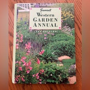 Vintage Sunset Western Garden Annual Hardcover book - 1994 edition